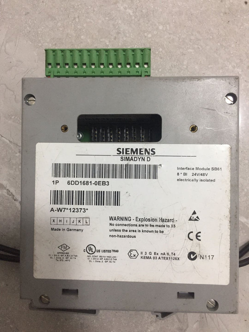 SIEMENS 6DD1681-0EB3 6DD16810EB3