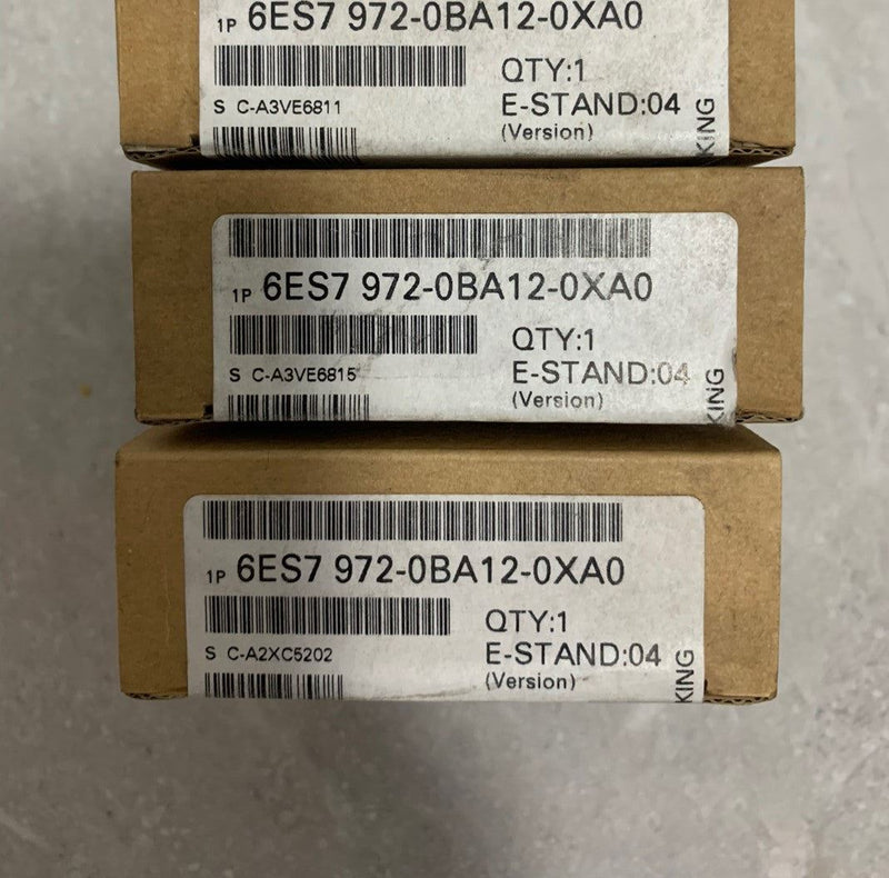 SIEMENS 6ES7972-0BA12-0XA0 new 6ES79720BA120XA0