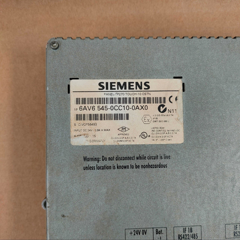 SIEMENS 6AV6545-0CC10-0AX0 6AV65450CC100AX0