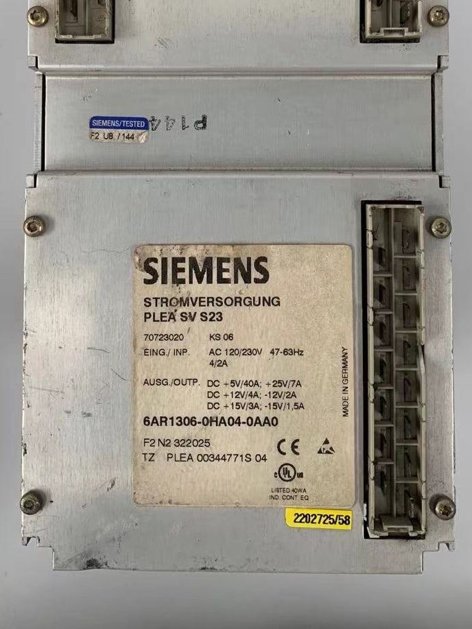 SIEMENS 6AR1306-0HA04-0AA0 6AR13060HA040AA0