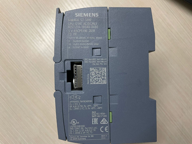 SIEMENS 6ES7214-1BG40-0XB0 6ES72141BG400XB0