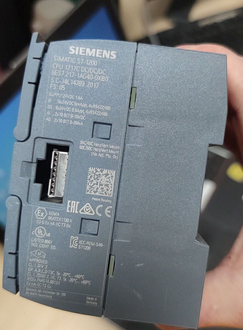 SIEMENS 6ES7 217-1AG40-0XB0 6ES7 2171AG400XB0