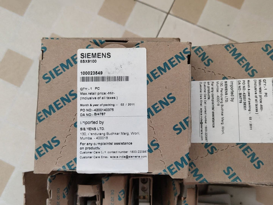 SIEMENS 5SX9100 novo
