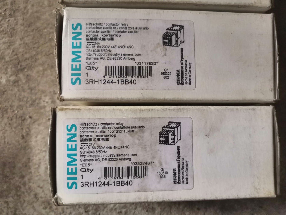 SIEMENS 3rh1244-1bb40 novo 3rh12441bb40