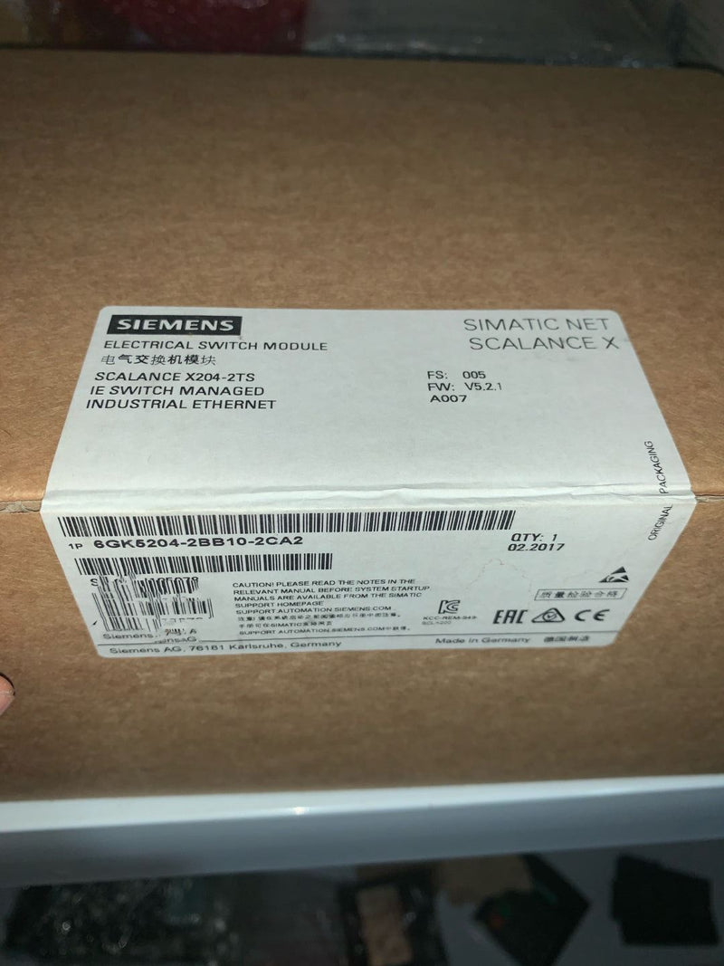 SIEMENS 6GK5204-2BB10-2CA2 new 6GK52042BB102CA2