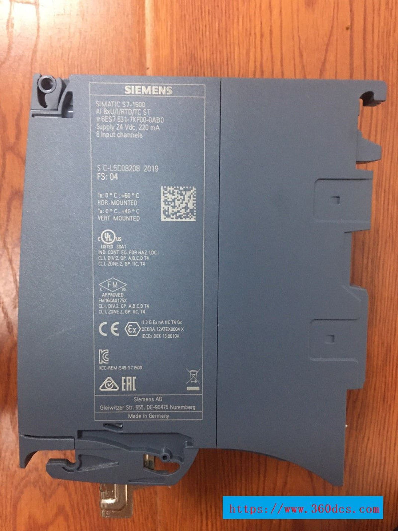 Siemens 6es7 531-7kf00-0ab0 Used 6es7 531 7kf00 0ab0