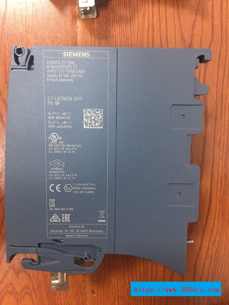 Siemens 6es7 531-7kf00-0ab0 Used 6es7 531 7kf00 0ab0