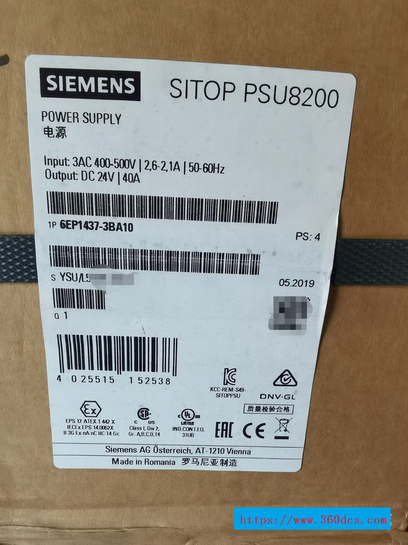 Siemens 6EP1437-3BA10 new 6EP1437 3BA10