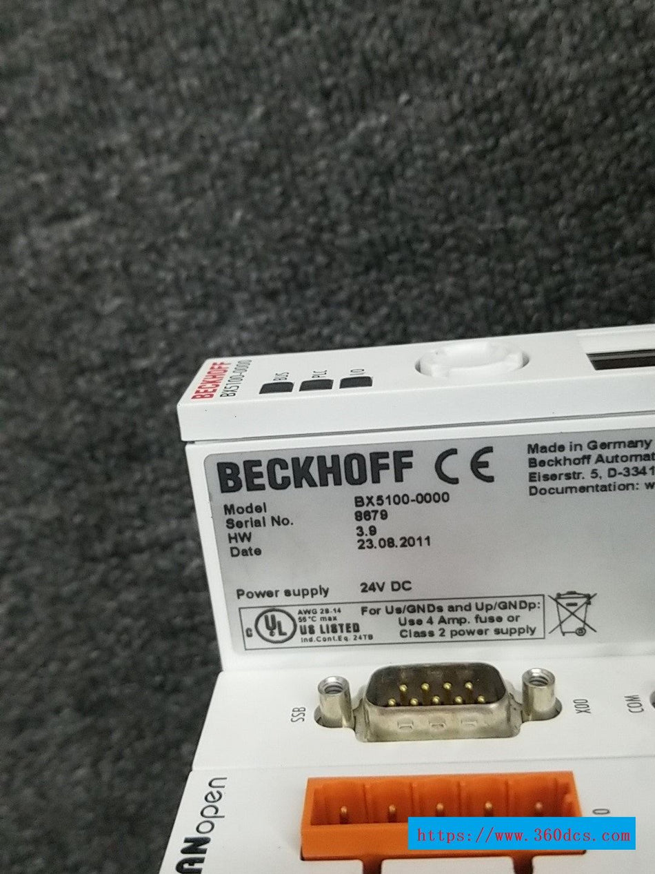 BECKHOFF bx5100-0000 usado bx51000000