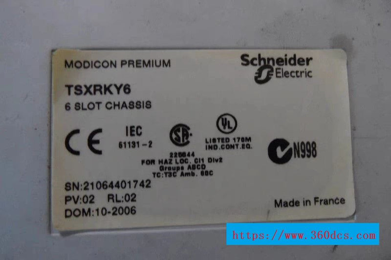 schneider tsxrky6 used