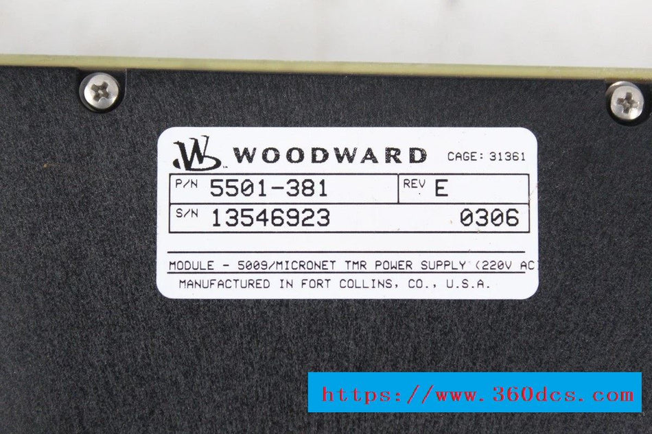1PC FOR woodward 5501-381 USED mx4