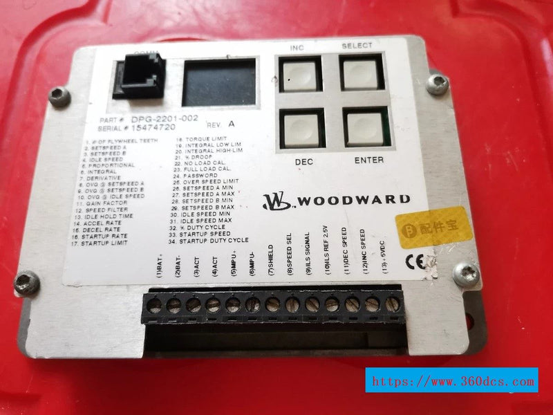 woodward dpg-2201-002 used