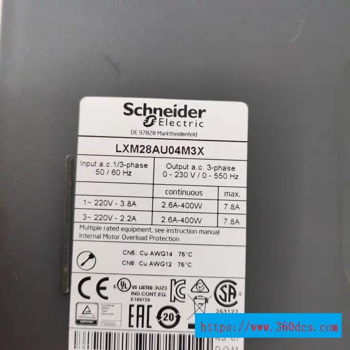 schneider LXM28AU04M3X used