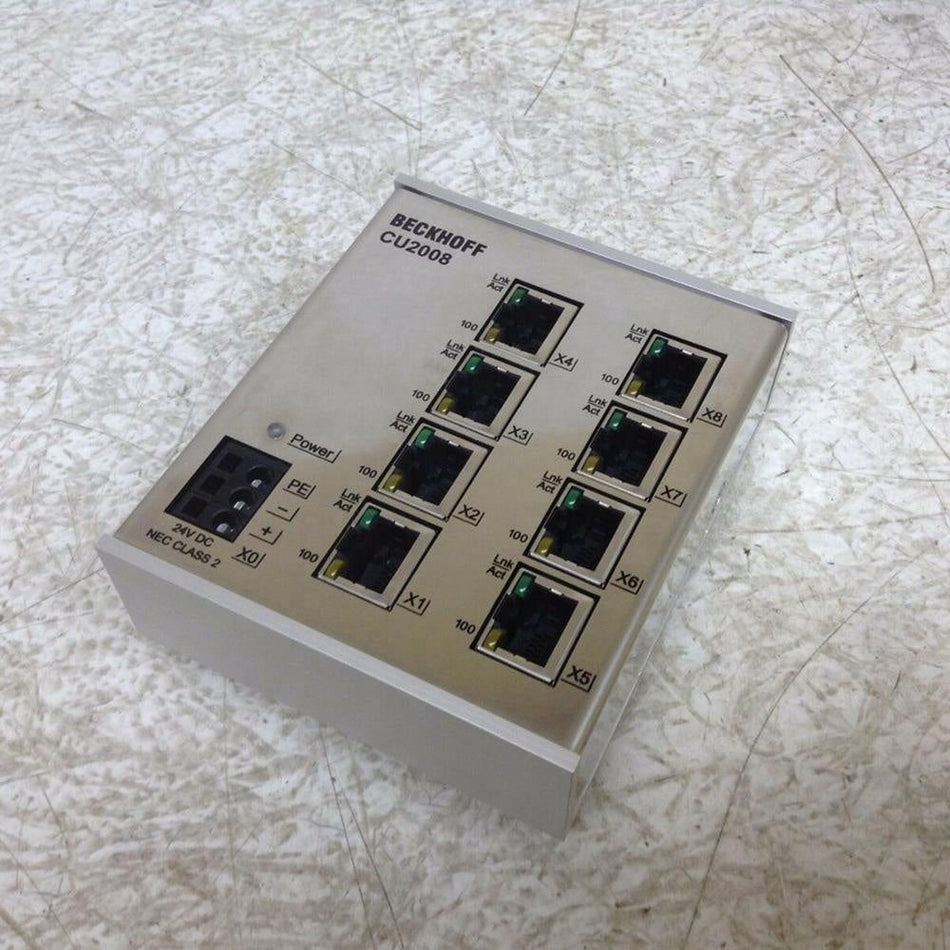 BECKHOFF CU2508 CU2508-0000 Multiplicador de porta Ethernet em tempo real