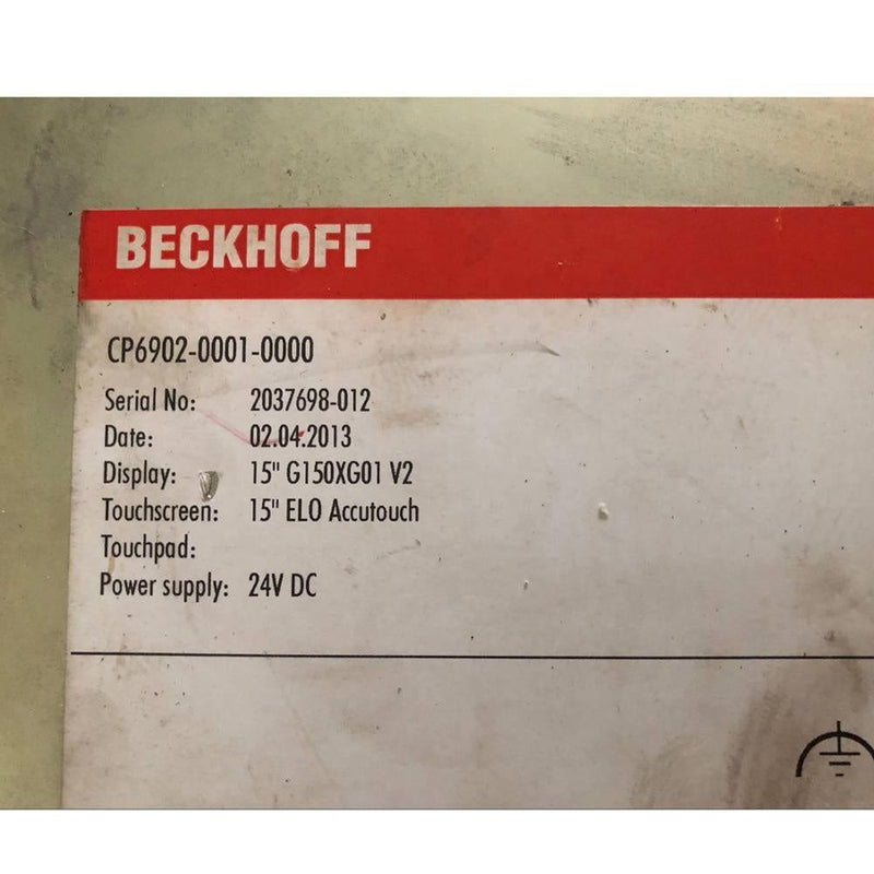 BECKHOFF CP6902-0001-0000 Touch Screen Operator Panel