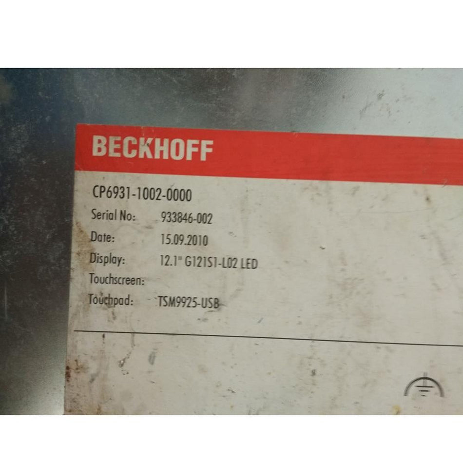 Controlador de PC industrial Beckhoff CP6931-1002-0000