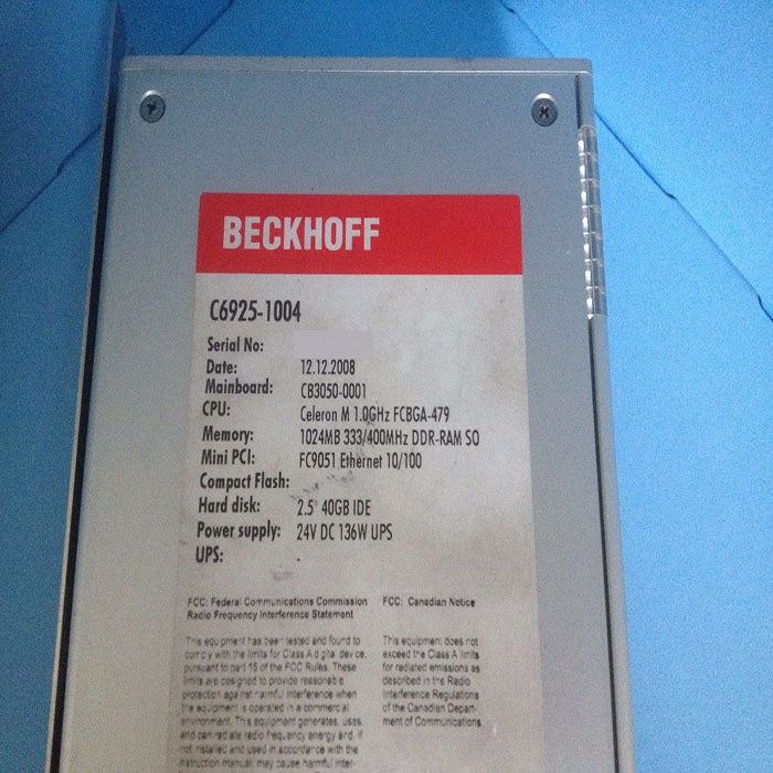 Beckhoff IPC C6925-1004 industrial PC