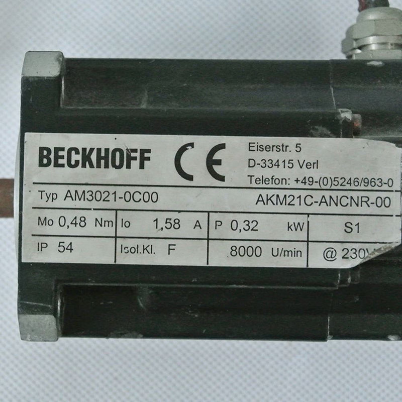 Beckhoff AM3021-0C00 Servo Motor