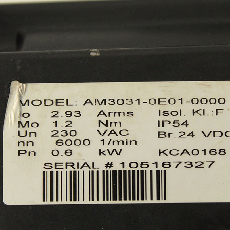 Beckhoff AM3031-0E01-0000 Servo Motor