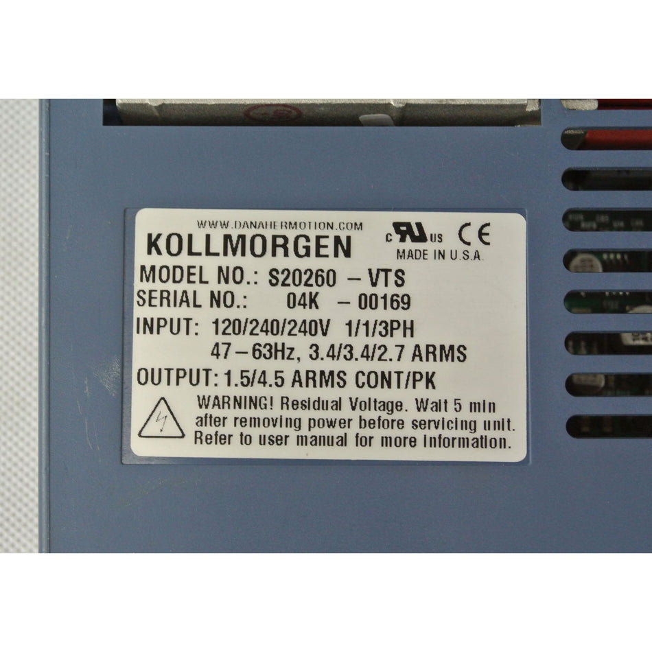 Kollmorgen S20260-VTS 电源