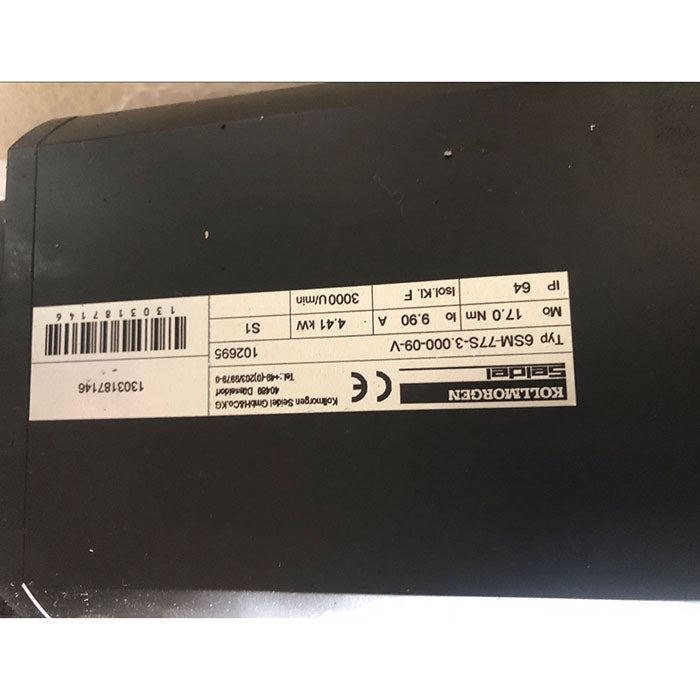 KOLLMORGEN 6SM-77S-3.000-09-V Motor