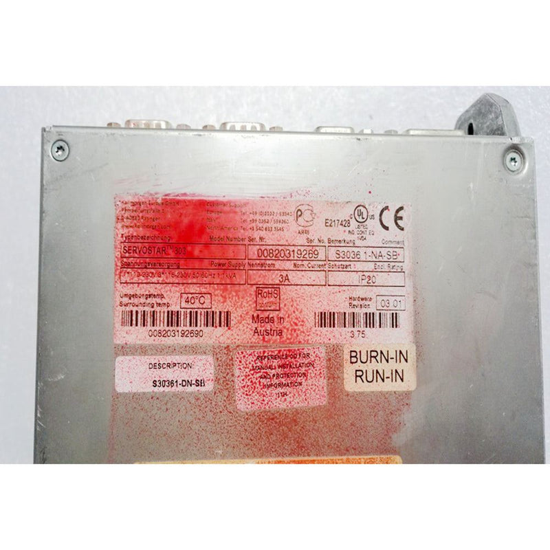 KOLLMORGEN SERVO DRIVE S30361-NA-SB