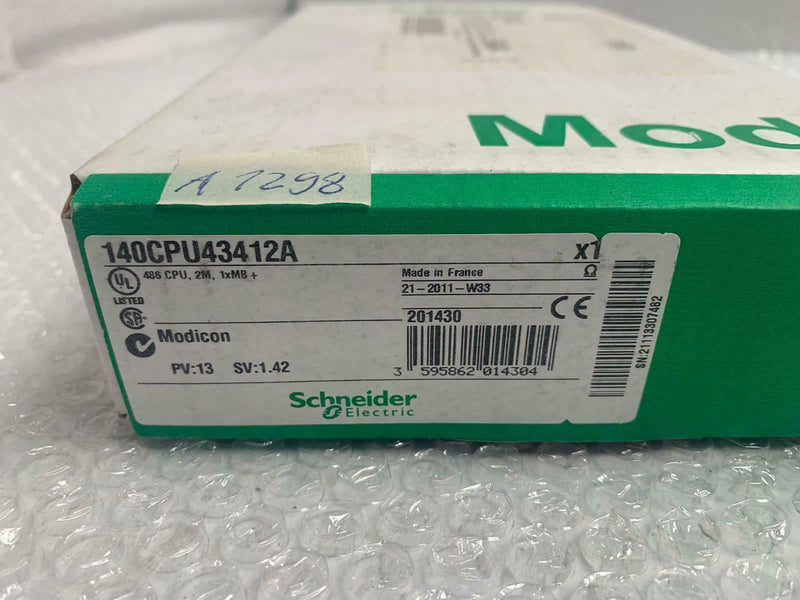 SCHNEIDER 140CPU43412A new