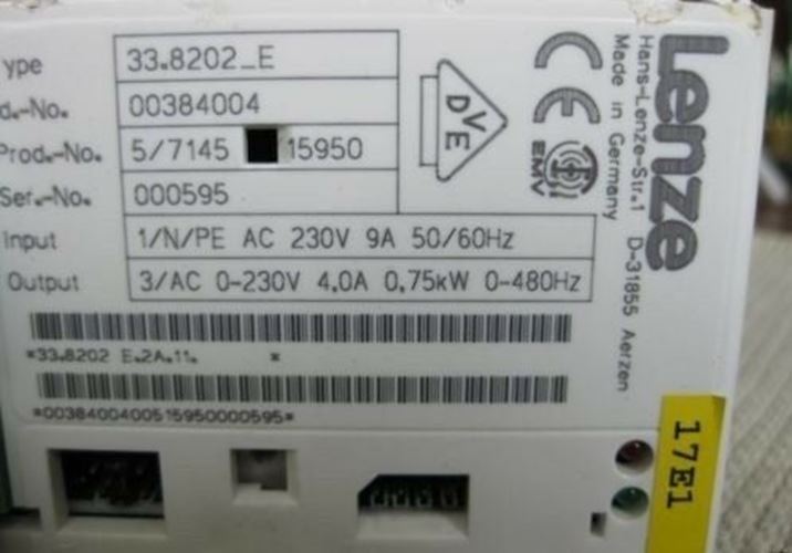 lenze 33.8202-E 新品