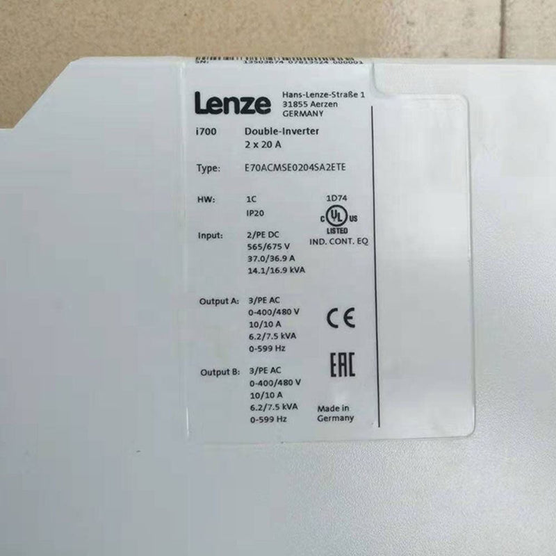 Lenze E70ACMSE0204SA2ETE USED