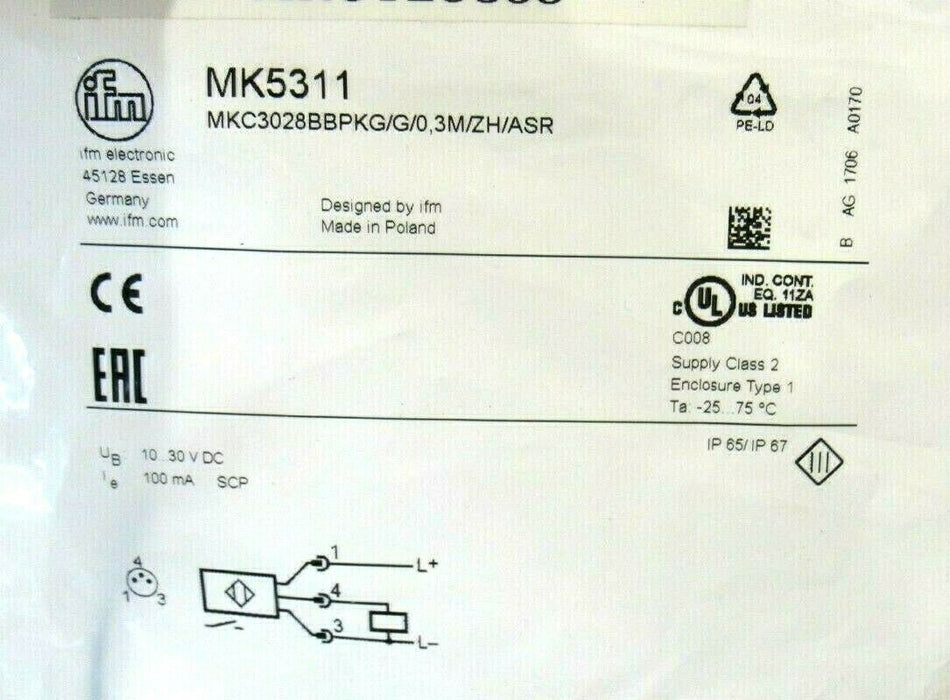 IFM MK5311 新品