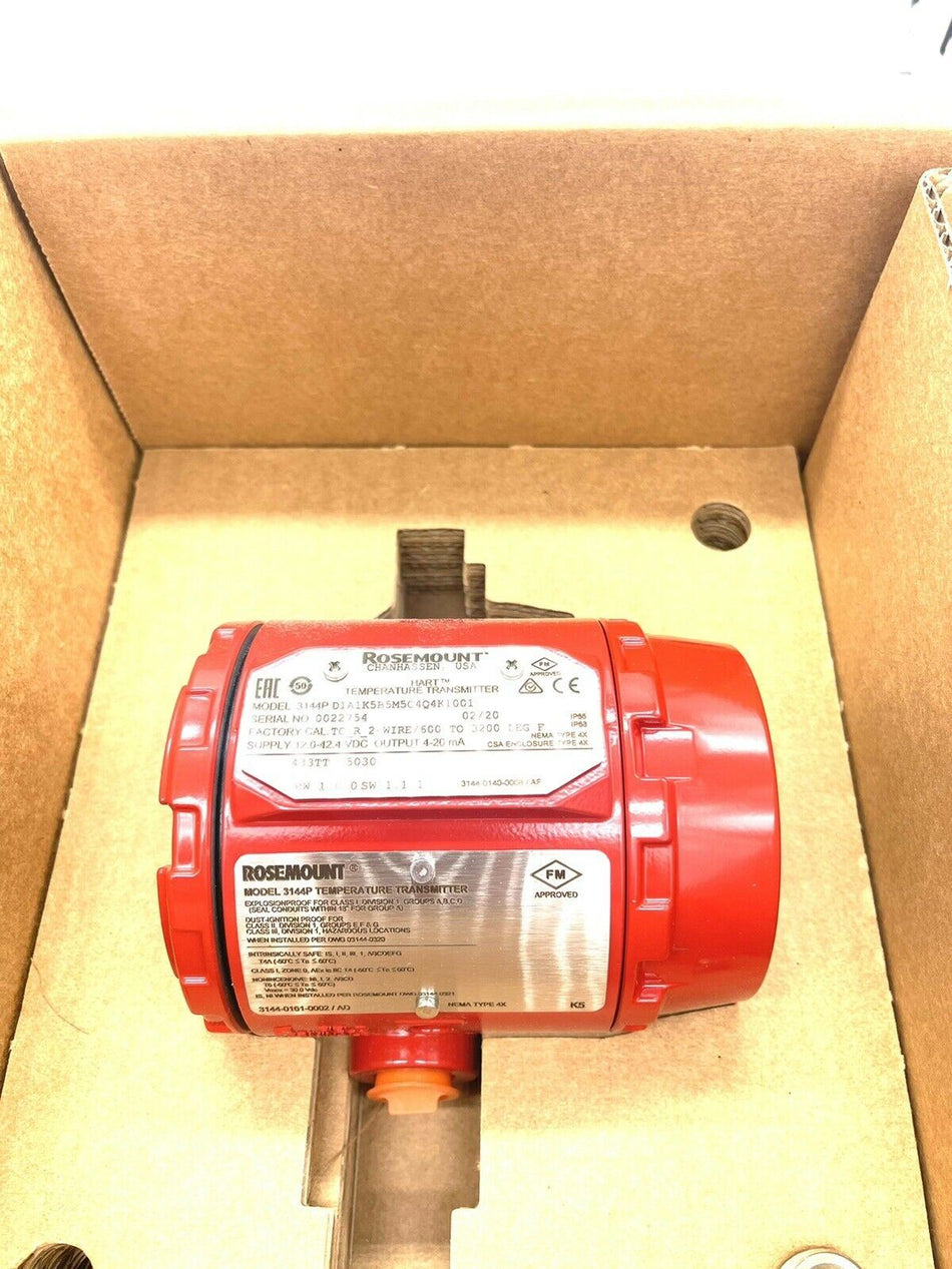 rosemount 3144PD1A1K5B5M5C4Q4K1001 NEW