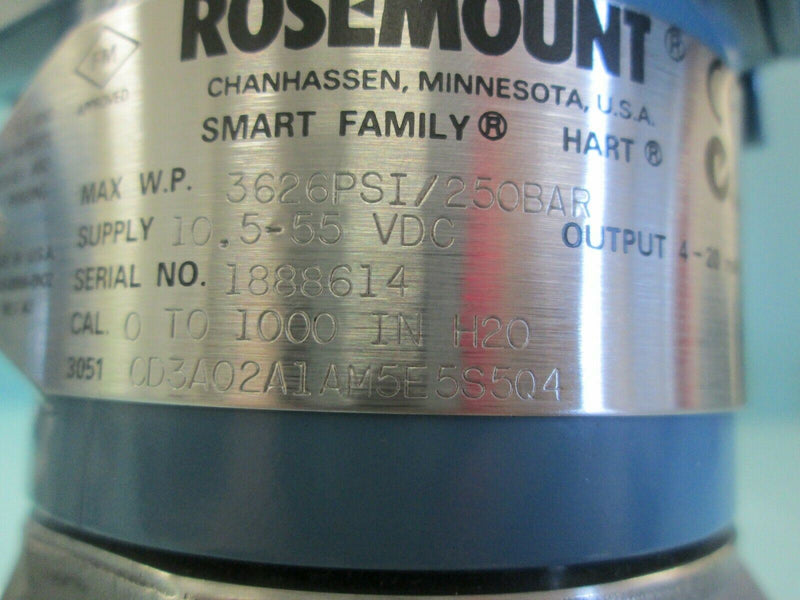 rosemount 3051 CD 3A 02A1AM5E5S5 NEW