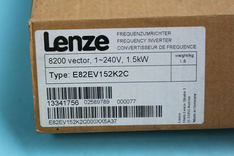 lenze E82EV152K-2C NEW