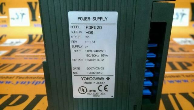 YOKOGAWA F3PU20-0Sused