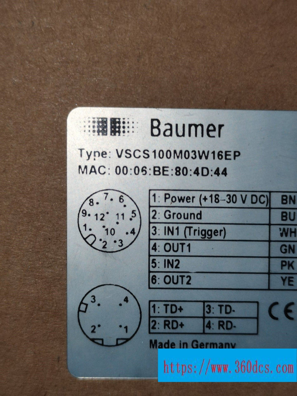 baumer vscs100m03w16ep