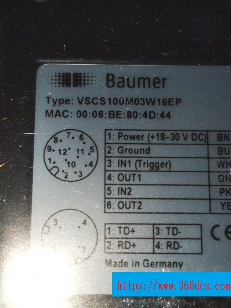 baumer vscs100m03w16ep