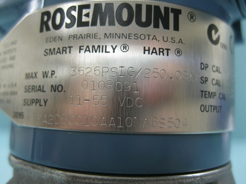 rosemount 3095 MA2DB0010AA10NABS5Q4