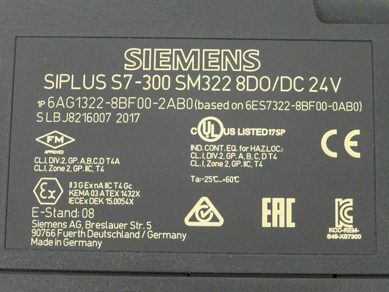 SIEMENS 6AG1322-8BF00-2AB0