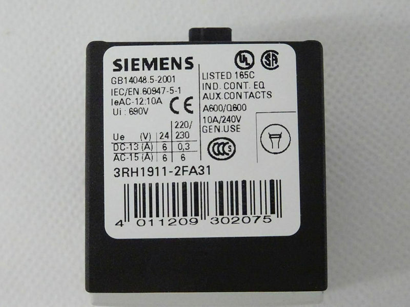 SIEMENS 3RH1911-2FA31