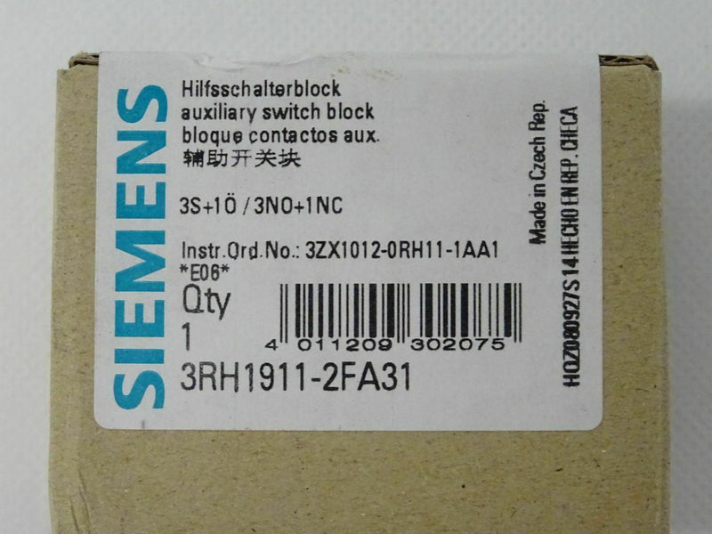 SIEMENS 3RH1911-2FA31