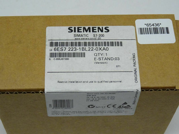 SIEMENS 6ES7223-1BL22-0XA0 NEW