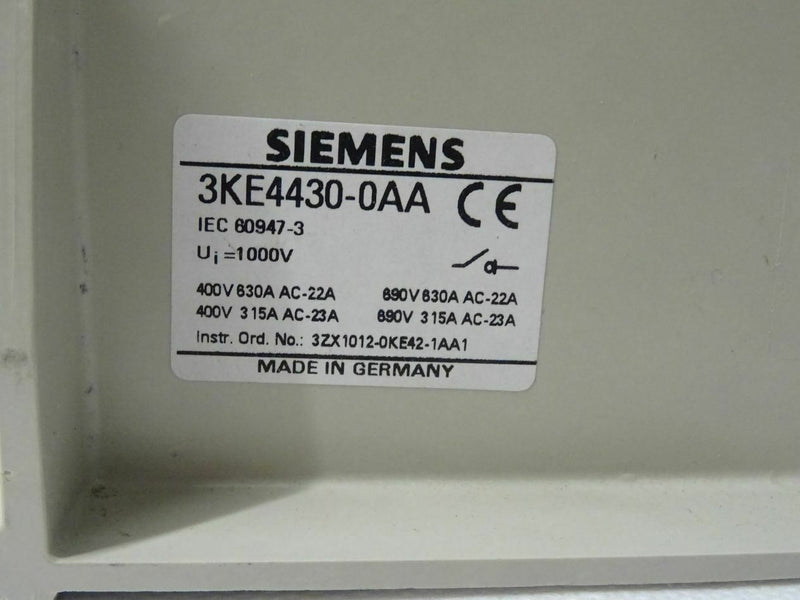 SIEMENS 3KE4430-0AA