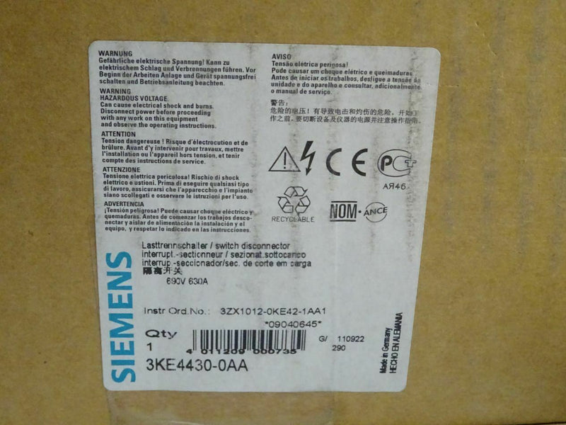 SIEMENS 3KE4430-0AA