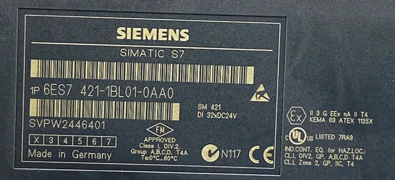 SIEMENS 6ES7421-1BL01-0AA0