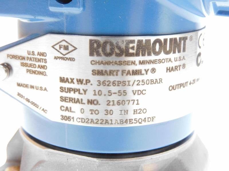 rosemount mros10080106-3051CD2A22A1AB4E5Q4DF