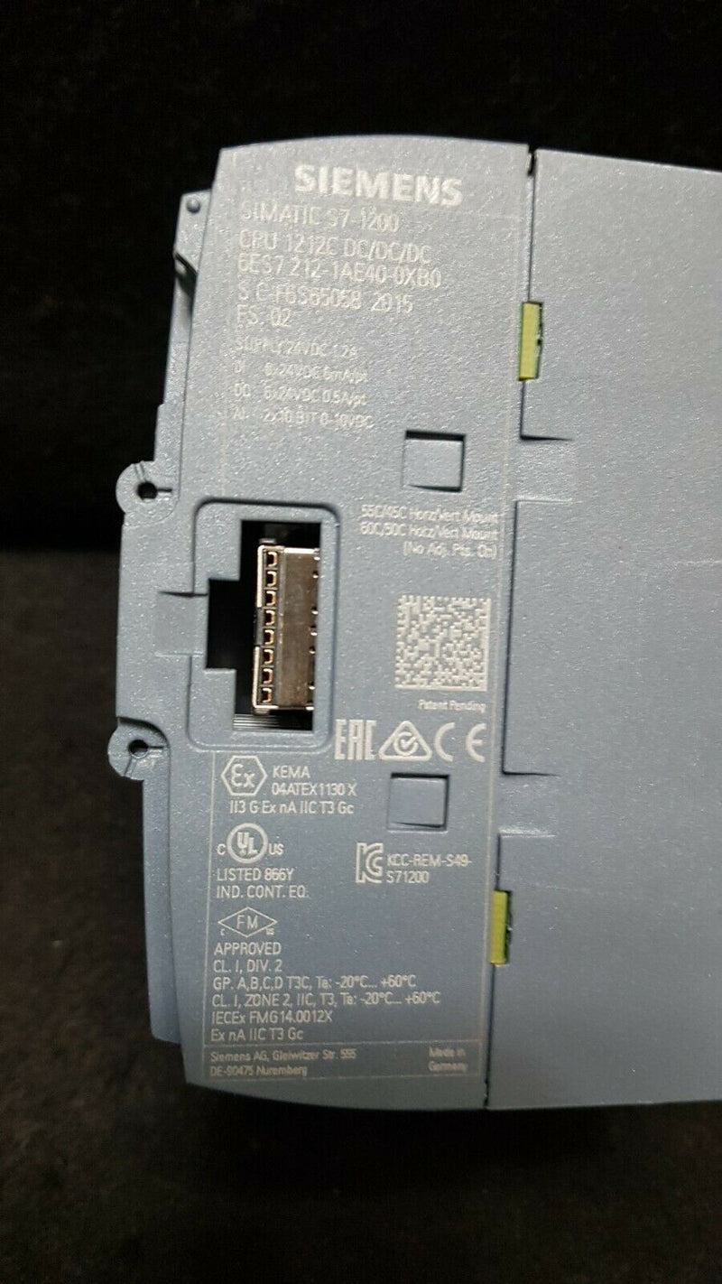 SIEMENS 6ES7212-1AE40-0XB0