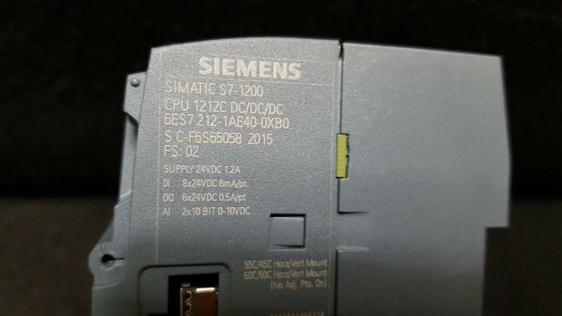 SIEMENS 6ES7212-1AE40-0XB0