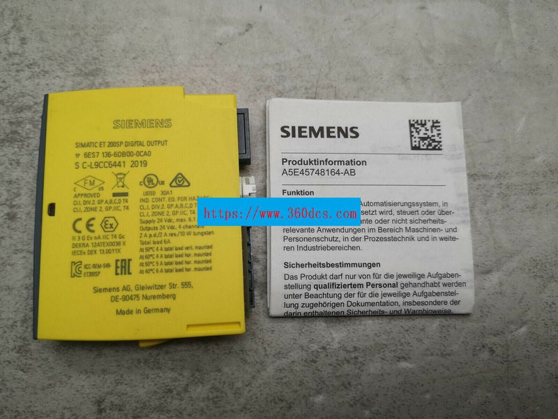 SIEMENS 6ES7136-6DB00-0CA0