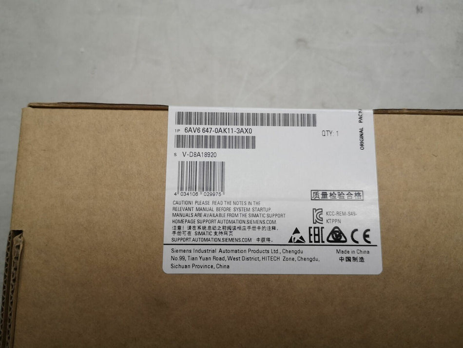 SIEMENS 6AV6647-0AK11-3AX0
