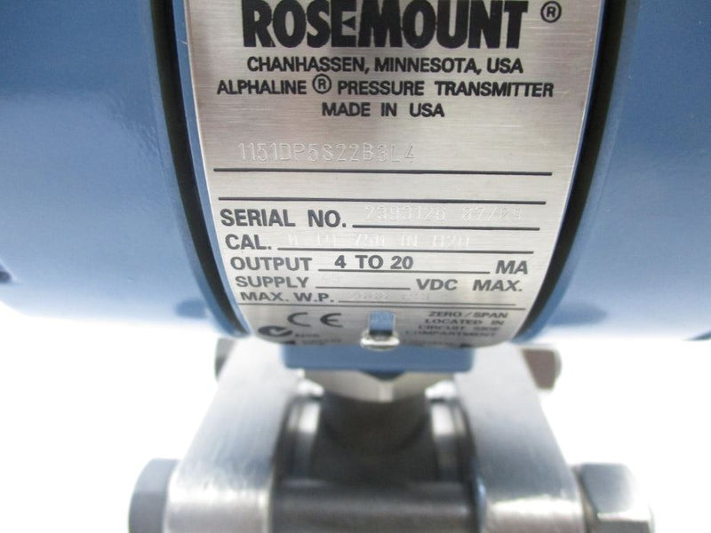 rosemount knox10014675-1151DP5S22B3L4